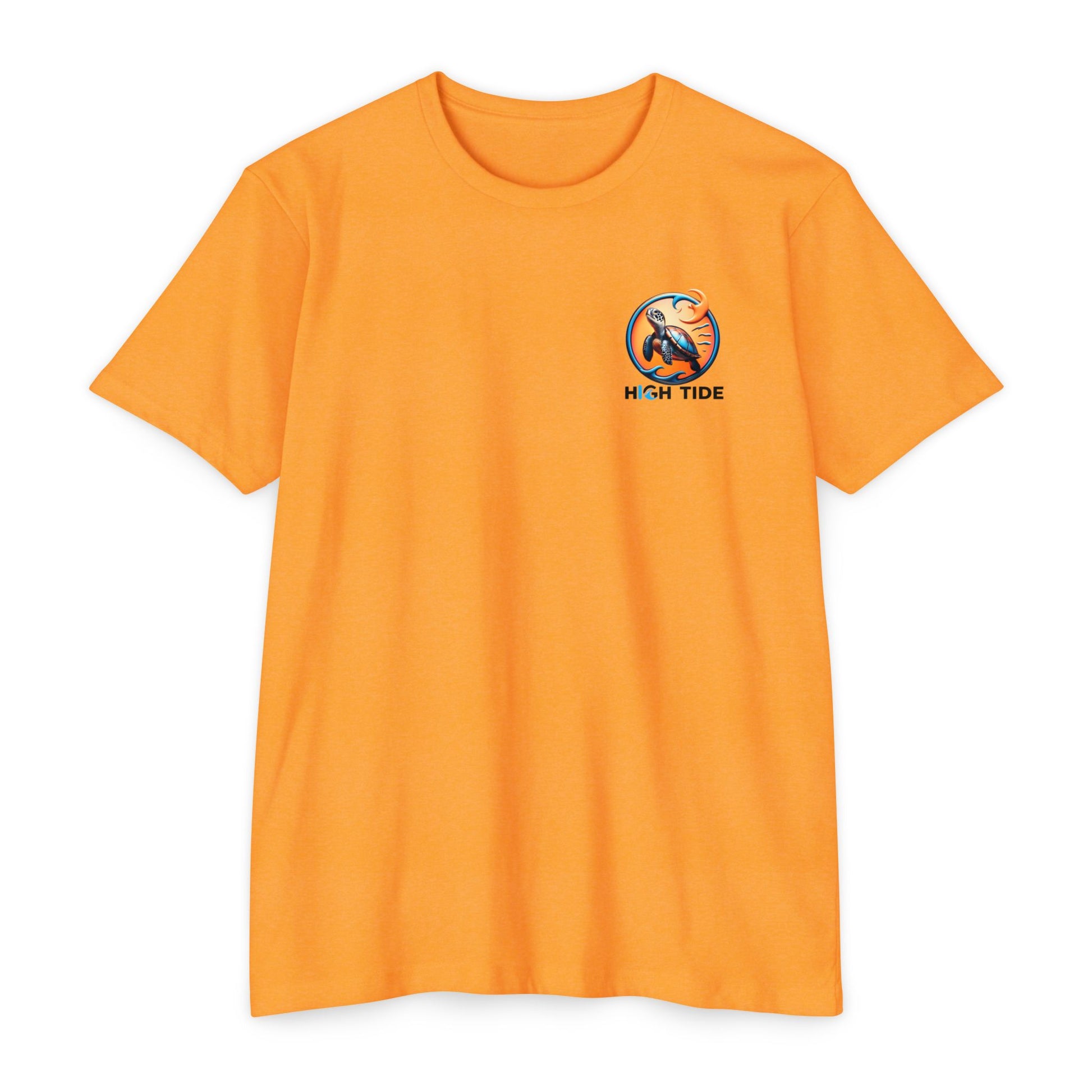 High Tide Sea Turtle T-shirt | Unisex Jersey Tee for Ocean Lovers, Beach Days, Nature Enthusiasts, Summer Casual Wear, Coastal Gifts