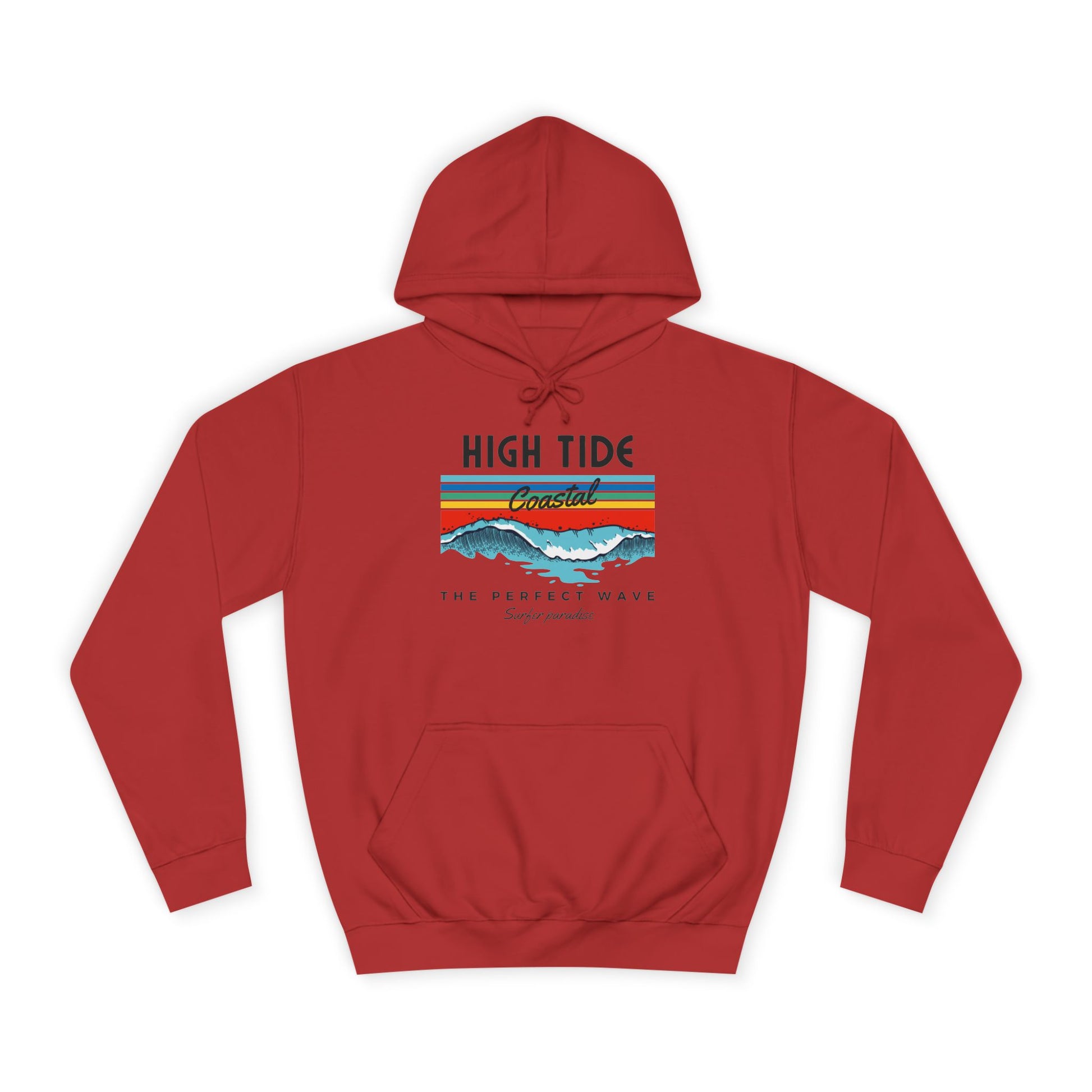 High Tide Unisex Hoodie | College Spirit Wear, Beach Vibes, Casual Apparel, Cozy Gift for Students, Summer Wardrobe