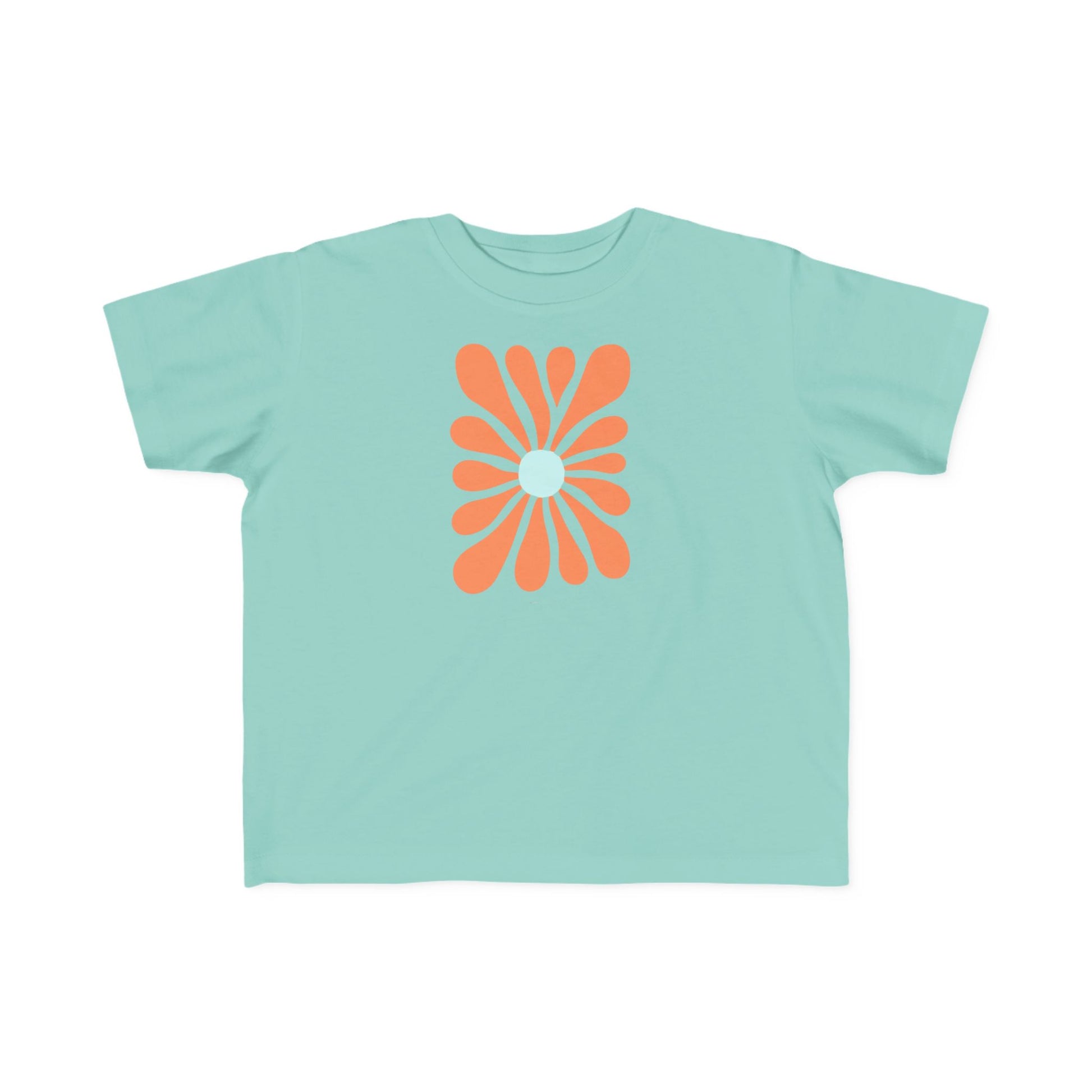 Toddler's Retro Floral Tee, Cute Kids T-Shirt, Toddler Gifts, Vintage Style Kids Apparel, Summer Fashion for Little Ones