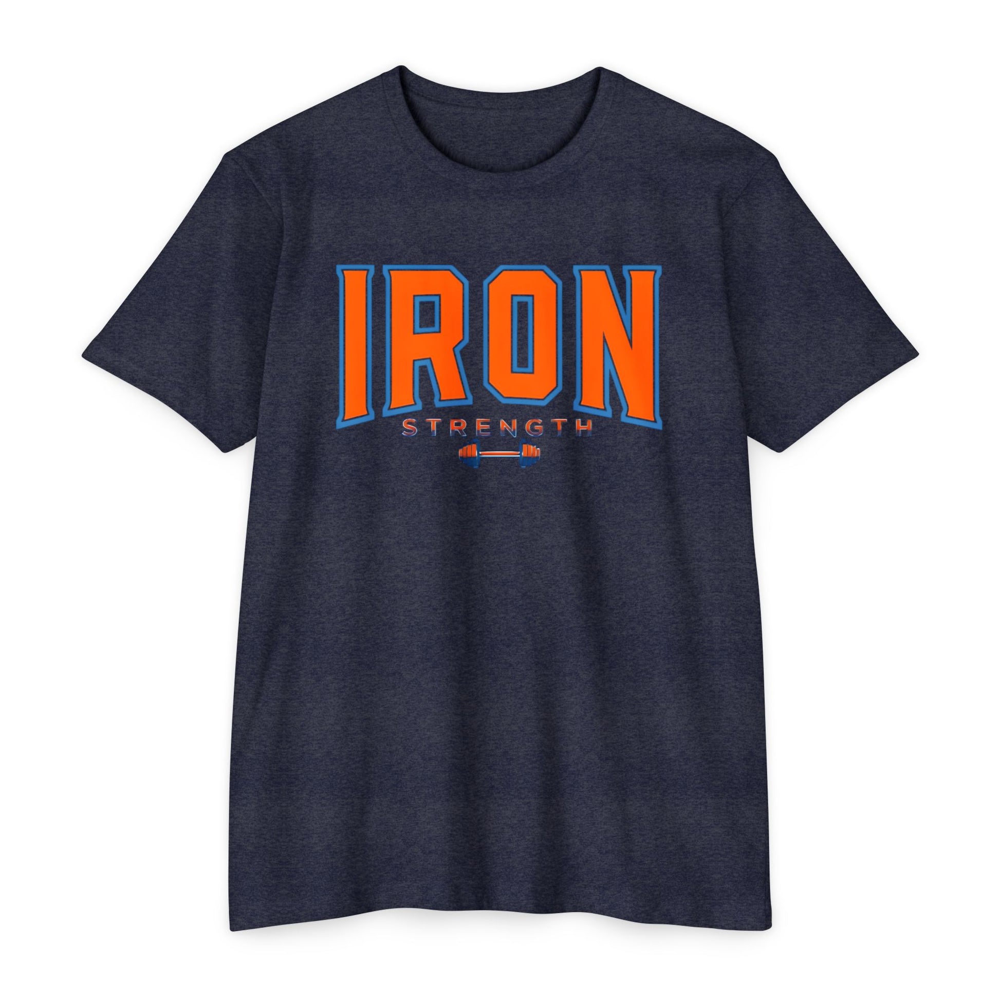 Unisex Fitness T-Shirt | IRON Strength Tee, Gym Wear, Workout Apparel, Motivational Shirt, Gift for Fitness Lovers