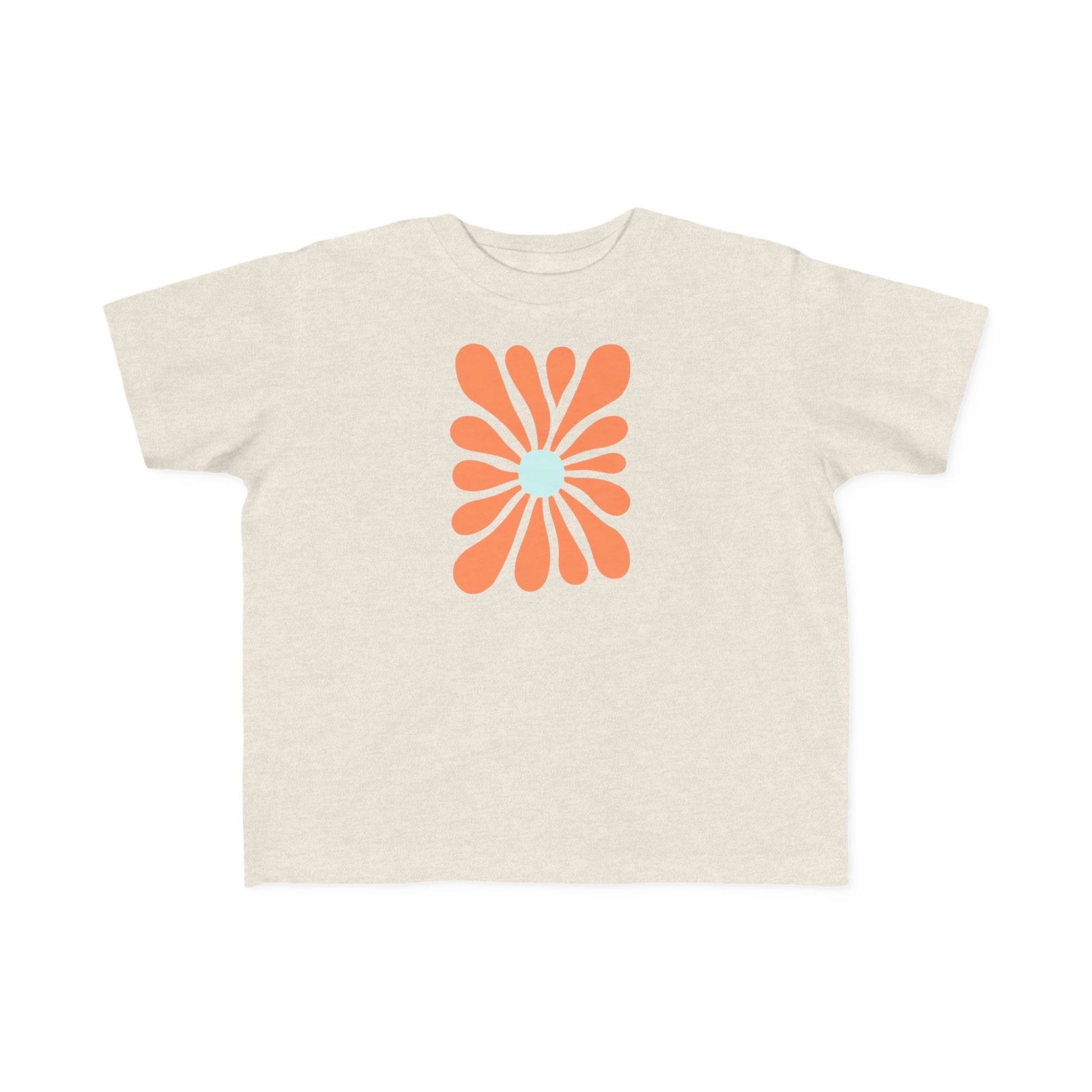 Toddler's Retro Floral Tee, Cute Kids T-Shirt, Toddler Gifts, Vintage Style Kids Apparel, Summer Fashion for Little Ones