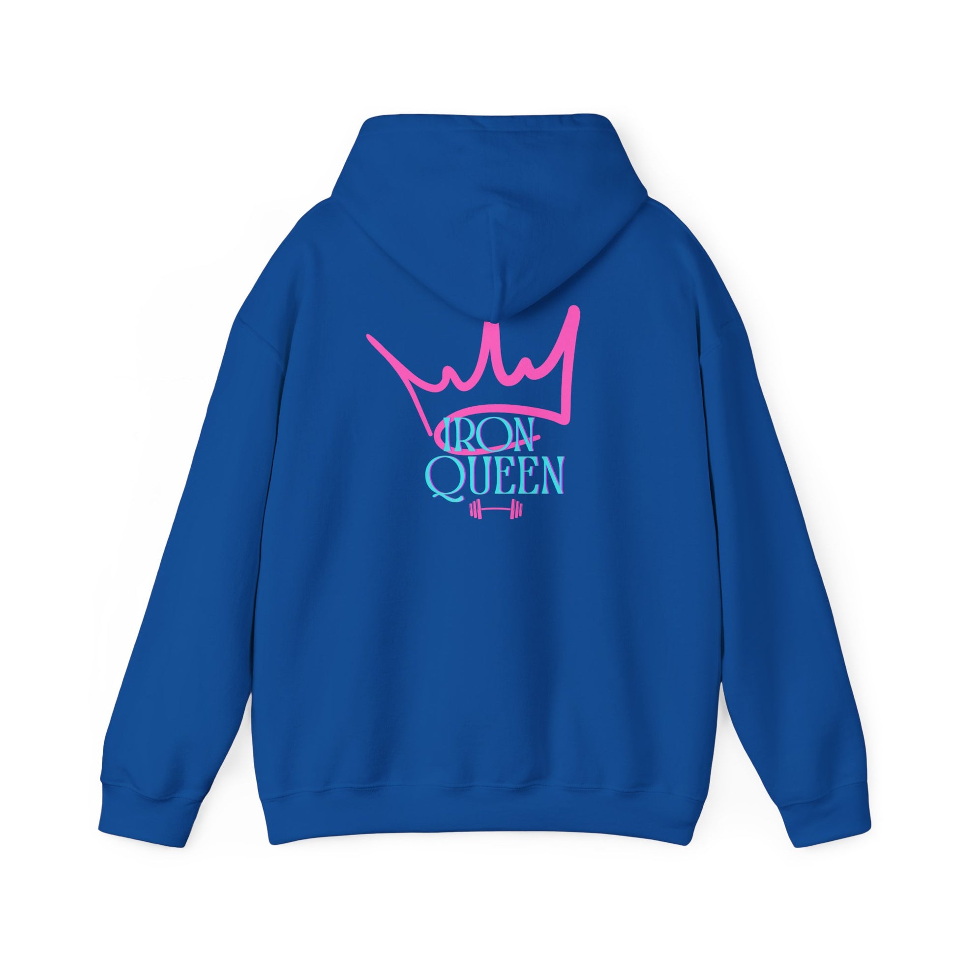 Crown Queen Hoodie, Motivational Sweatshirt for Women, Gym Apparel, Gift for Fitness Lovers, Cute Workout Top, Self-Care Clothing