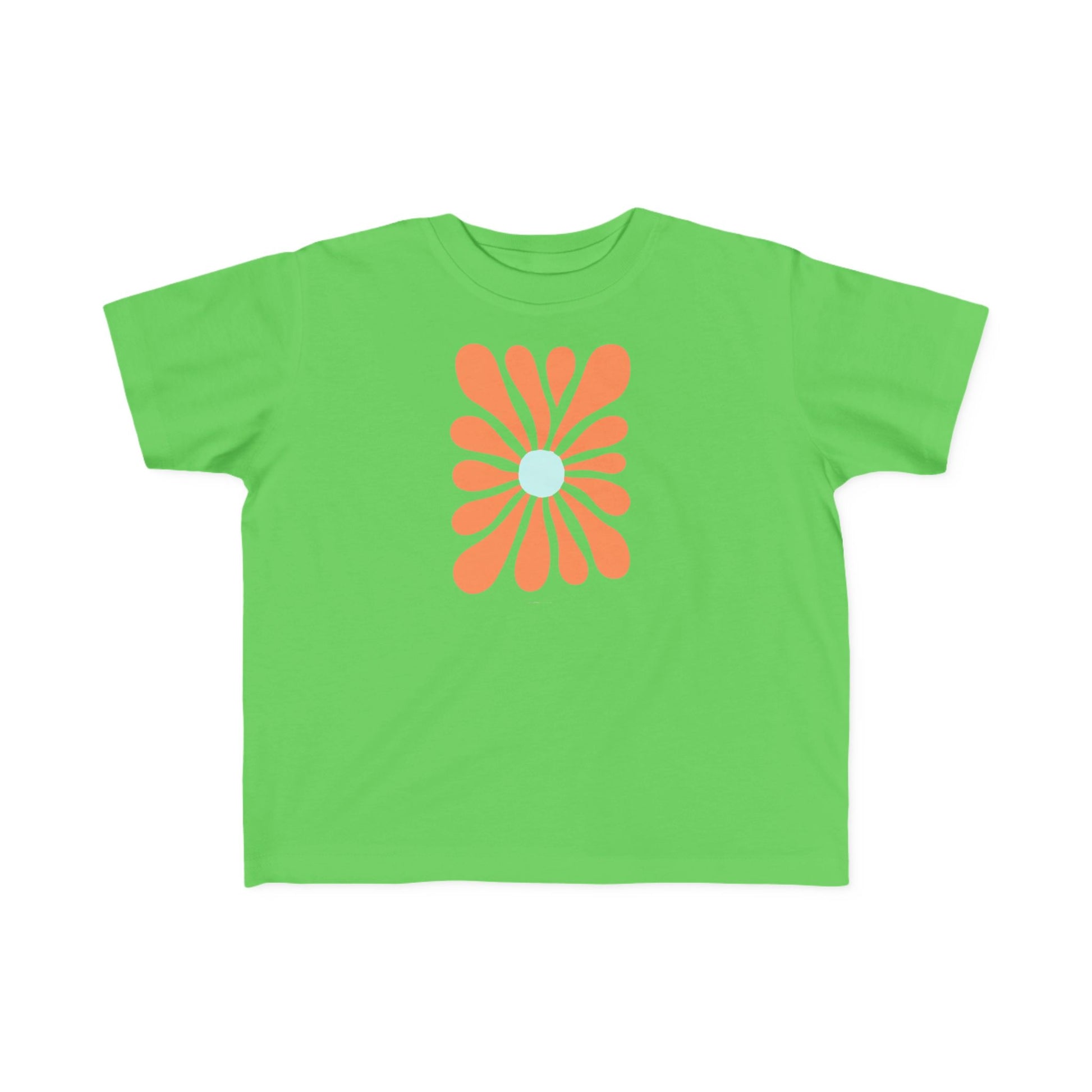 Toddler's Retro Floral Tee, Cute Kids T-Shirt, Toddler Gifts, Vintage Style Kids Apparel, Summer Fashion for Little Ones