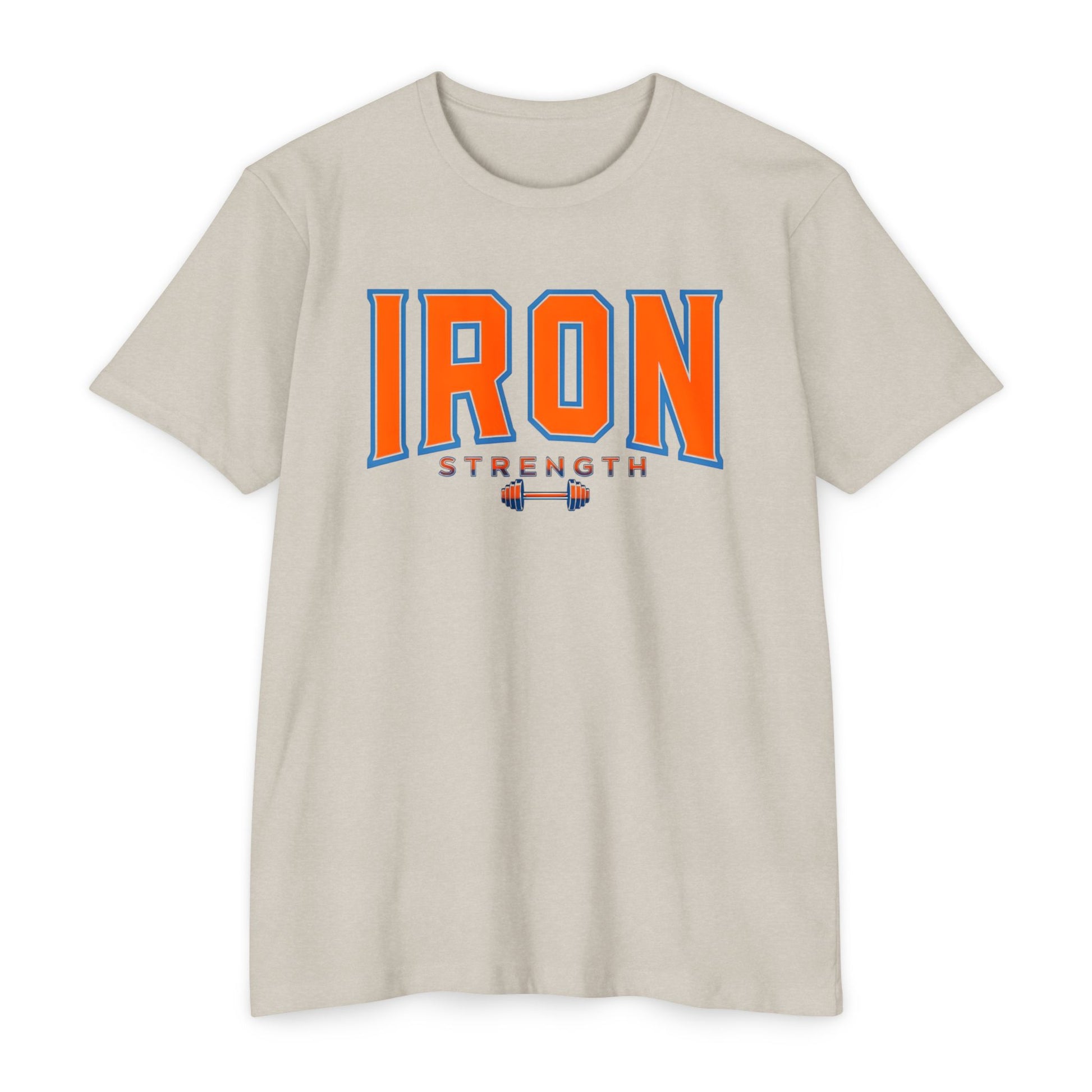 Unisex Fitness T-Shirt | IRON Strength Tee, Gym Wear, Workout Apparel, Motivational Shirt, Gift for Fitness Lovers