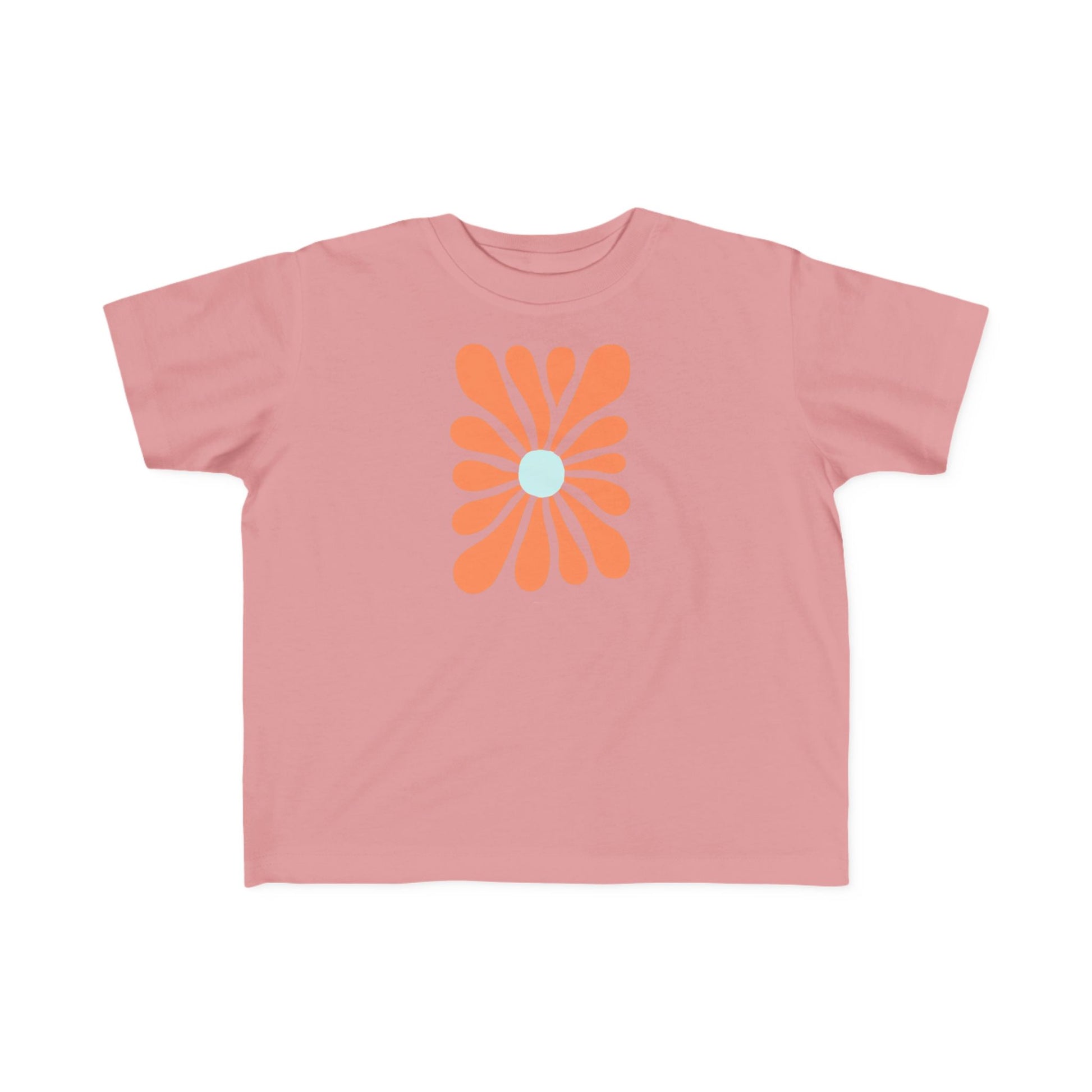 Toddler's Retro Floral Tee, Cute Kids T-Shirt, Toddler Gifts, Vintage Style Kids Apparel, Summer Fashion for Little Ones