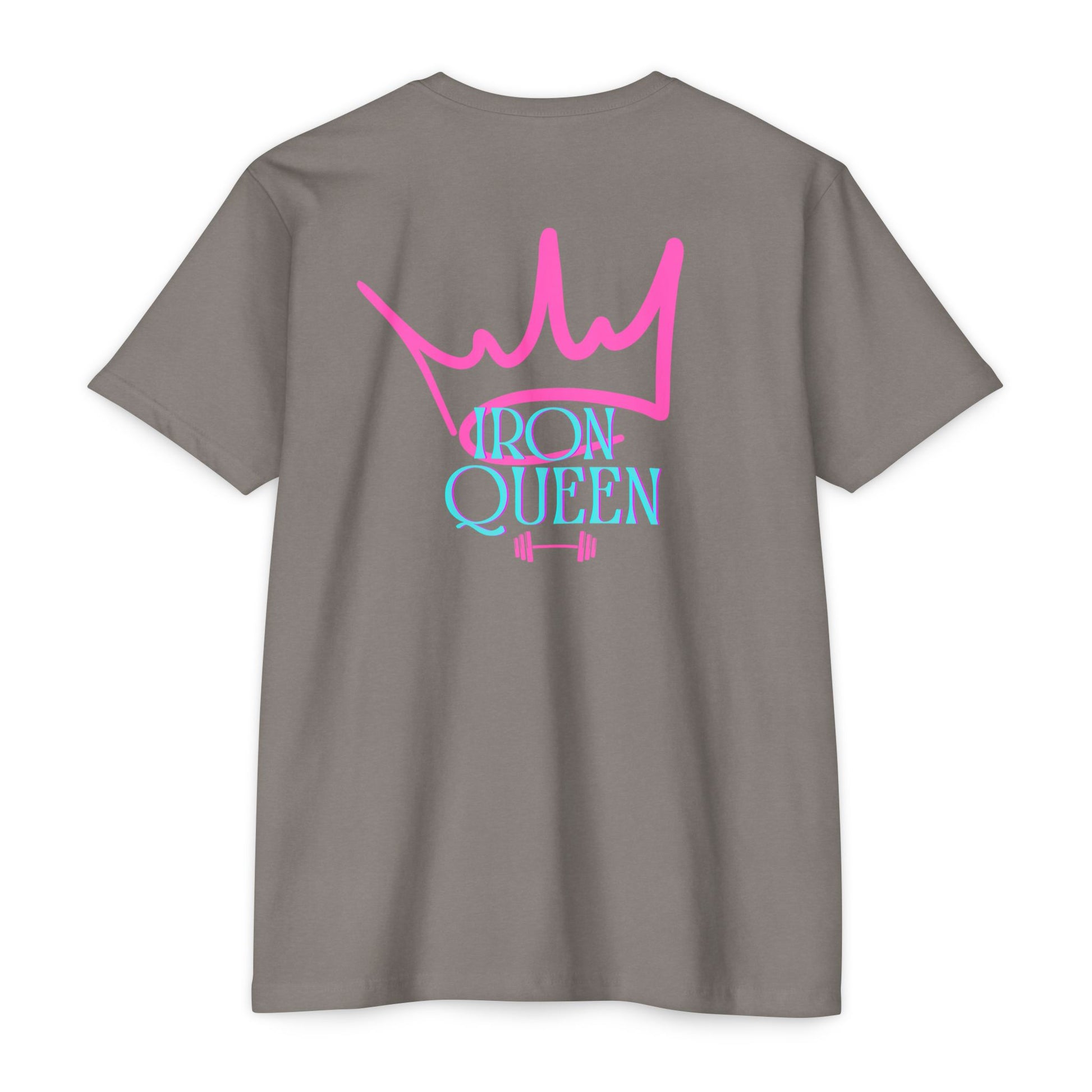 Empowering Iron Queen T-shirt, Fitness Apparel, Workout Motivator, Gift for Gym Lovers, Casual Wear, Unisex Activewear