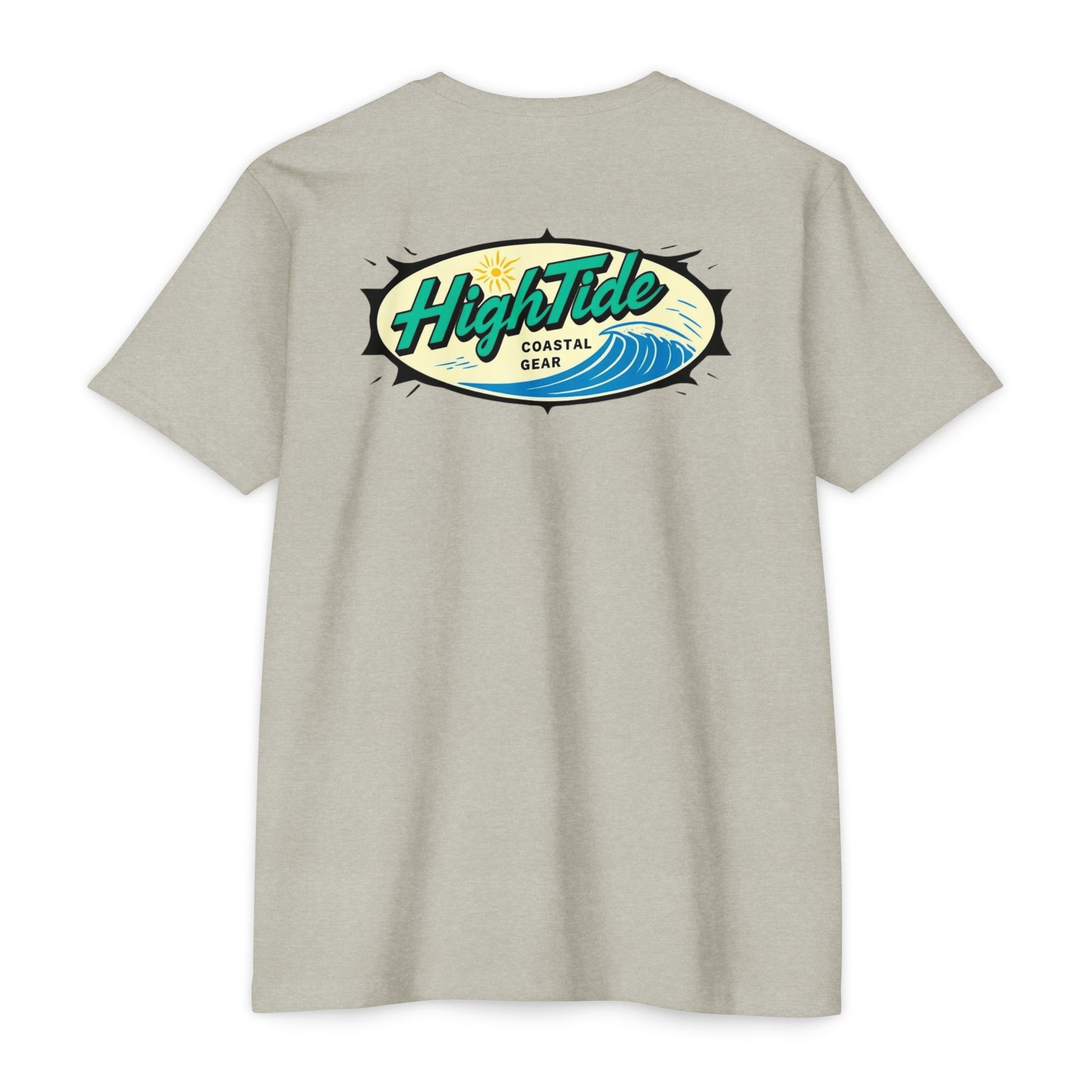 High Tide Unisex CVC Jersey T-Shirt, Coastal Summer Wear, Beach Vibes Tee, Perfect for Vacation, Unisex Gift for Ocean Lovers