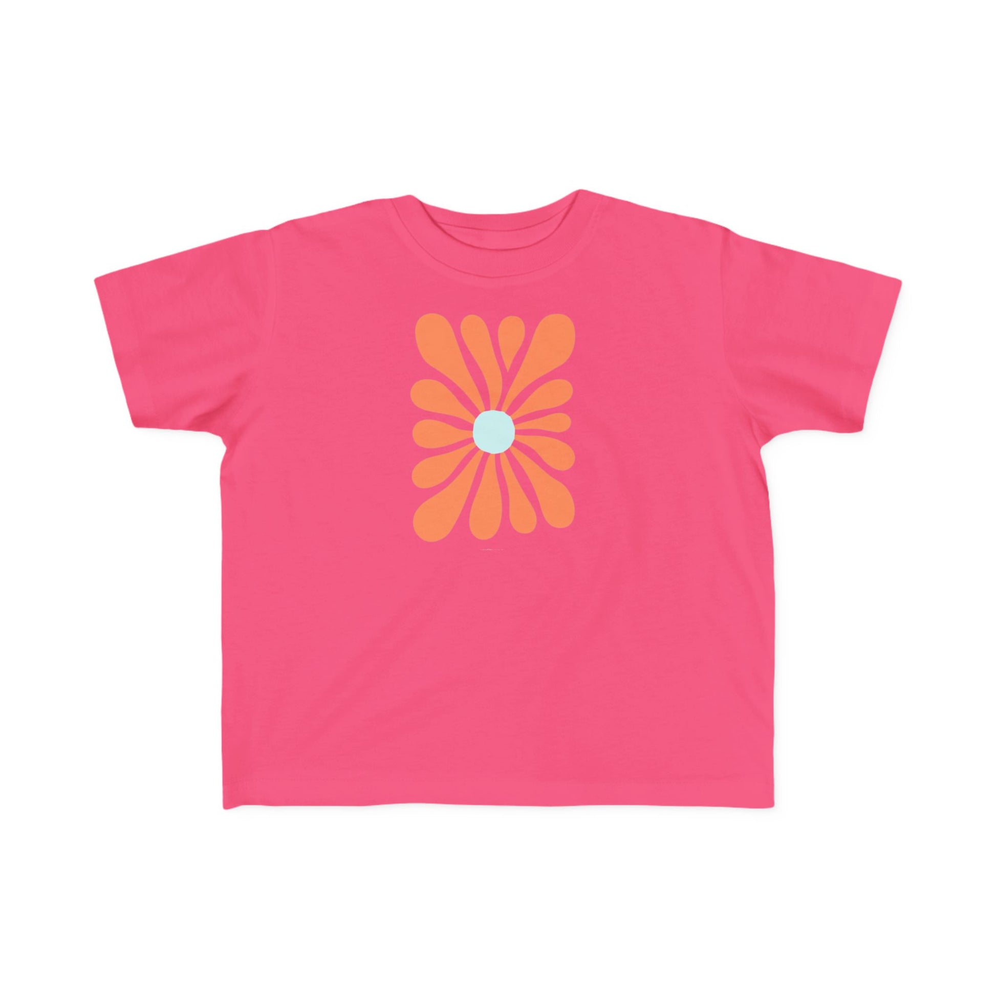 Toddler's Retro Floral Tee, Cute Kids T-Shirt, Toddler Gifts, Vintage Style Kids Apparel, Summer Fashion for Little Ones
