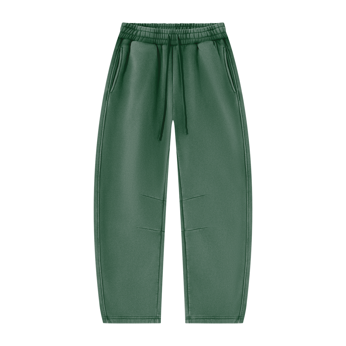 Unisex Vintage Wash Barrel Leg Fleece Sweatpants