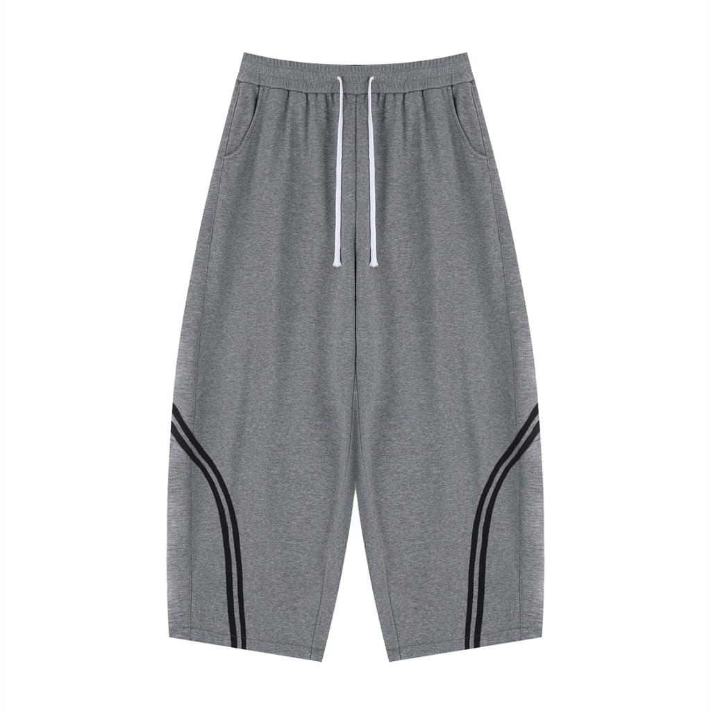 Unisex Wide Leg Piping Sweatpants