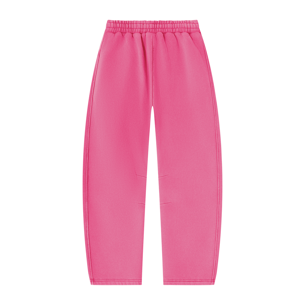 Unisex Vintage Wash Barrel Leg Fleece Sweatpants