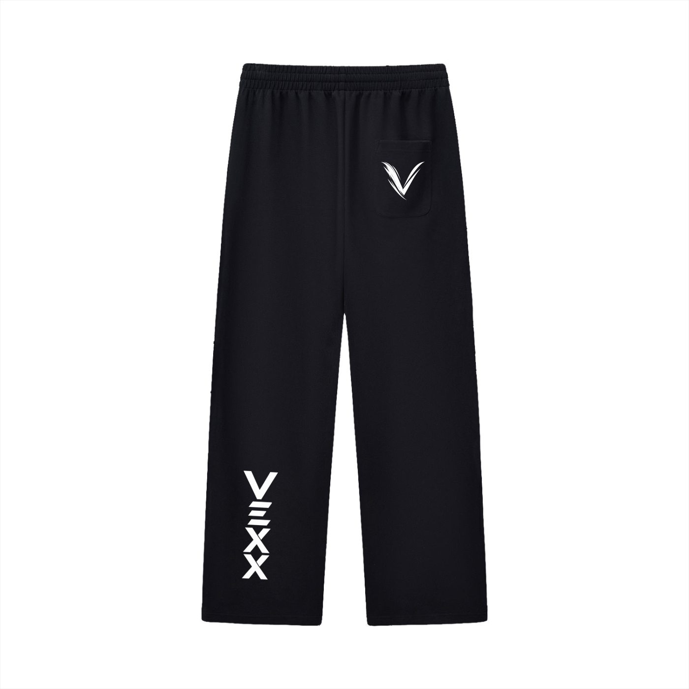 Curved Stripe Straight Sweatpants